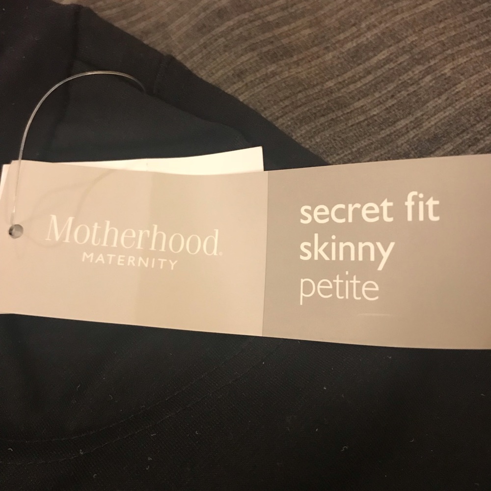Black maternity leggings